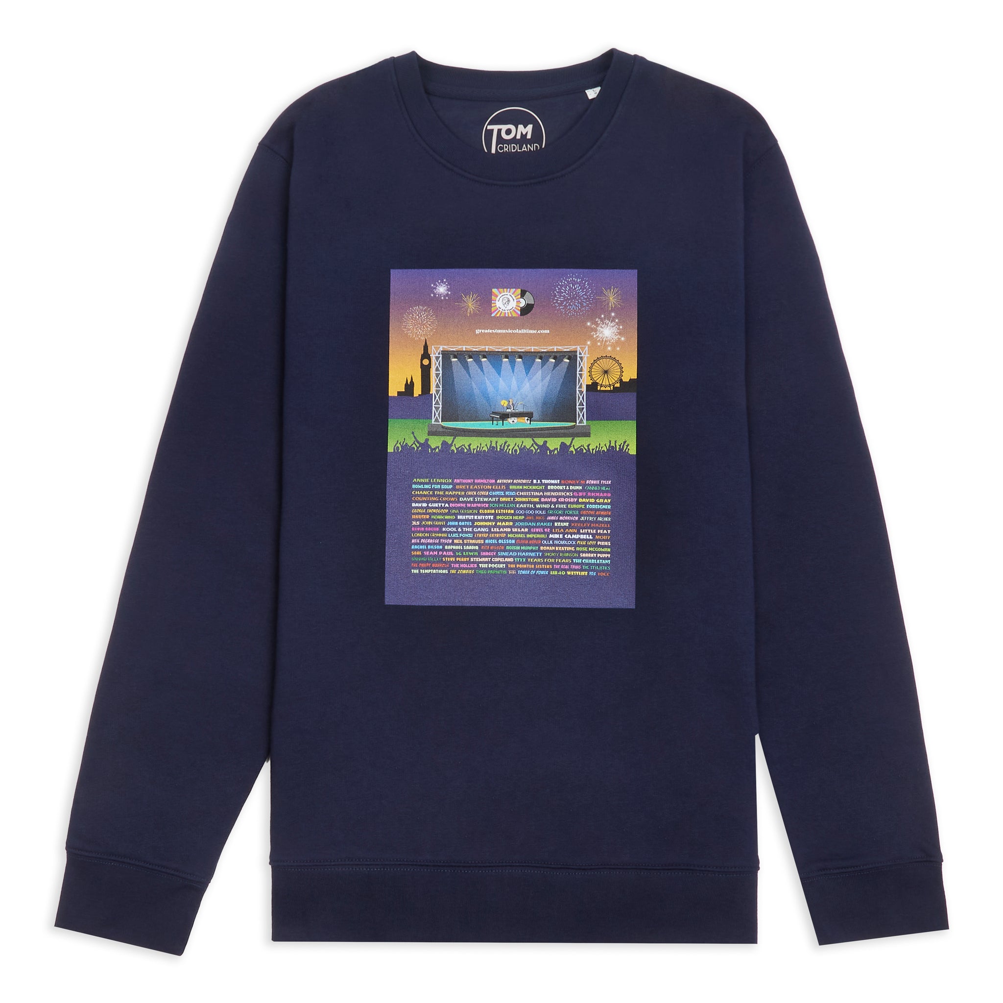 Greatest Music of All Time Poster 30 Year™ Sweatshirt