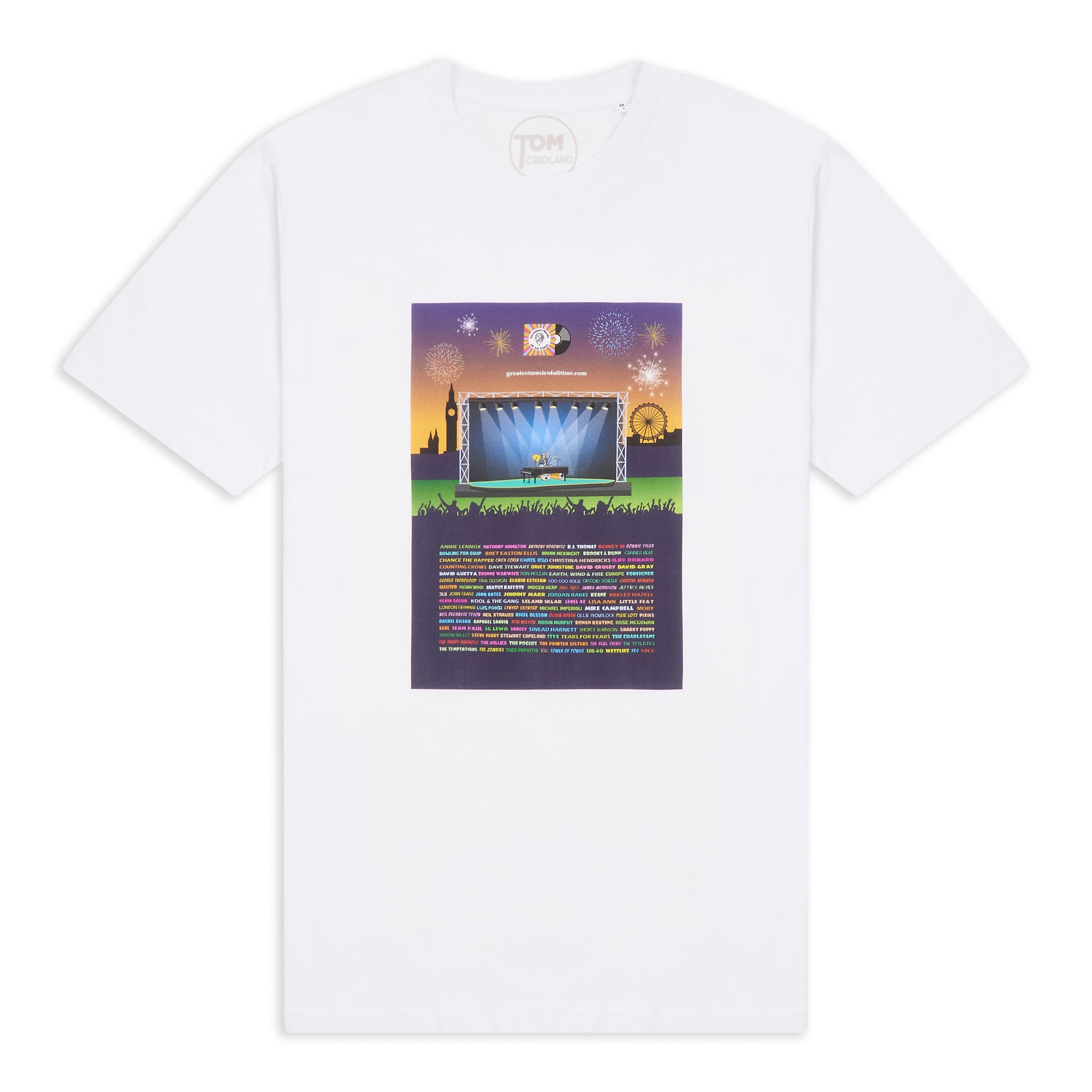 Greatest Music of All Time Poster 30 Year™ T-Shirt